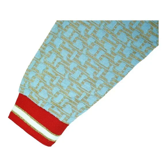 H&M Bumblebee Embellished Metallic Women's Sweatshirt Size Large - Picture 6 of 6